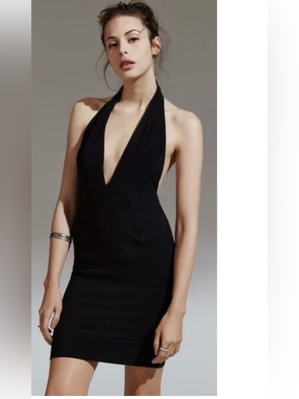 NEW! Solace London Black Elora Mini  Dress
